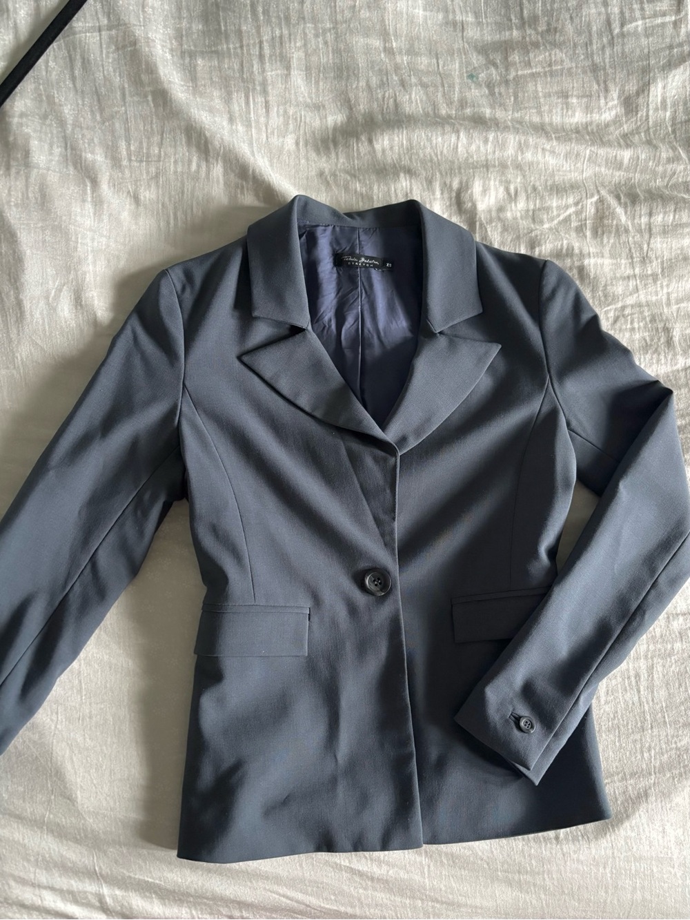 Talula Babaton Classic Women's Gray Single-Button Blazer